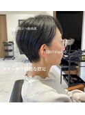 タイトな襟足で叶う大人ショートヘア♪30代/40代　人気☆