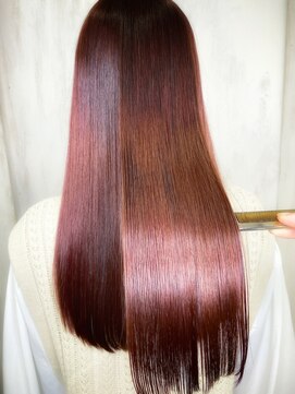 アンフィフォープルコ(AnFye for prco) ケアブリーチ＋オレオルカラーで艶髪ピンクレッドカラー♪