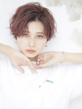 リー 甲子園(Lee) ピンクベージュ×ショートstyle