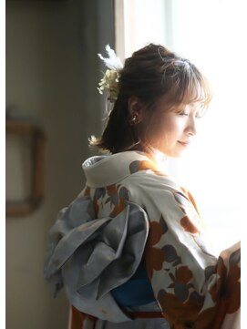 キッカ(kicca) 【kicca】振袖アップスタイル
