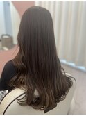 カラーで髪質改善◎ダメージレスでサラサラ◎アッシュベージュ
