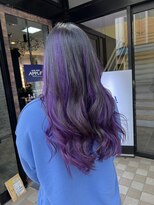 アップル(APPLE!)&nbsp;ブルー・ラベンダー系グラデーション/イメチェンにお勧め♪