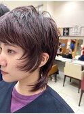 ウルフヘアー/暖色ヘアー/ショートスタイル