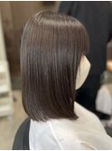 髪質改善トリートメントミルクティーベージュカラーくびれヘア