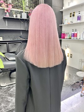 チュダック(ChuDuck) 韓国風《ペールピンク》ハイトーン/ケアブリーチ/ダブルカラー