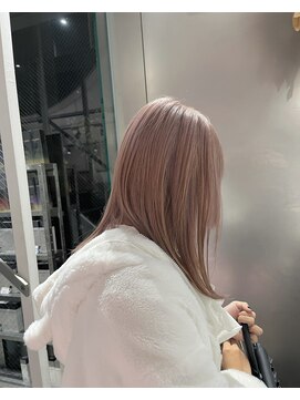 シェリ ヘアデザイン(CHERIE hair design) 福岡 ブリーチ ベージュ グレージュ ダブルカラー ハイライト