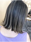 30代40代ハイライト小顔ボブ