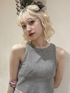 ゼスト 中野店(ZEST) 【ZEST中野/chihiro】ふわふわパーマ風ツイン