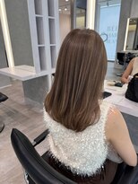 アールヘアーデザイン 千種(r hair design) サラツヤロングベージュカラーブリーチしない透明感カラー