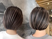 ブリーチなしでの透け感・ダブルカラー(ケアブリーチ)・ハイライト・バレイヤージュなどのデザインや白髪も