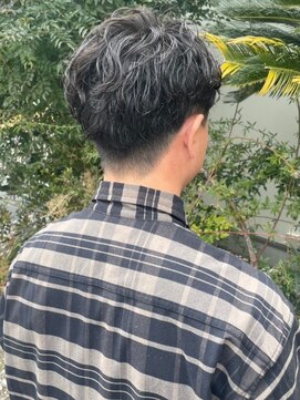 ナカオコアフュール(NAKAO COIFFURE) ナチュラルパーマ　刈り上げショート　マッシュ　20代30代