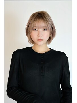 ソイクフ 四条大宮店(SOY-KUFU) 20代30代40代イメチェン似合わせカットハイトーンカラーボブ