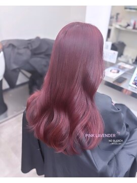 アオ(ao.) ブリーチなし / ピンクラベンダー / 髪質改善