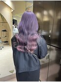 ペールラベンダー×ホワイトピンク