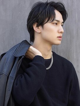 トルネード(TORNADO) センターパート アップバング メンズショート かきあげ A0417