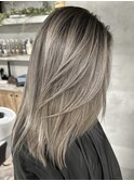 髪質改善縮毛矯正,レイヤー,縮毛矯正,白髪ぼかしハイライト.白髪