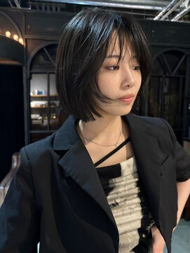 ノラ ヘアーサロン(NORA HAIR SALON) タッセルボブ顔まわりレイヤーボブレイヤー