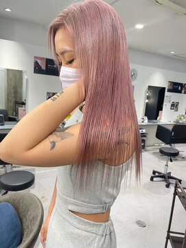 キング 高槻(K!ng) 縮毛矯正髪質改善ハイライトレイヤーカット枚方美容室エクステ