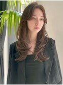 韓国レイヤー顔周りレイヤーシャギーレイヤーロングレイヤー