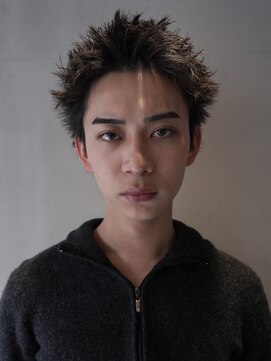 ニコ トウキョウ ロジック(nico TOKYO Logic) 刈り上げアップバングスパイキーショートパーマスパイラルパーマ