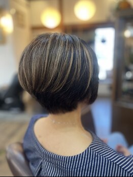 船橋競馬場徒歩5分★ショート・ボブに定評あり◎カットで差が付くスタイルは《&NufF》にお任せ♪