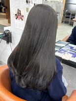 ケーツー エム 京都ラクエ(k-two emu)&nbsp;アッシュグレーカラー*暗髪*ナチュラルレイヤーカット*髪質改善