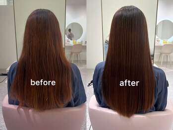 シエル 一社(cher)の写真/【一社駅徒歩2分】自然な仕上がりの髪質改善!なめらかな指通りと自分史上最高の扱いやすさに感動♪