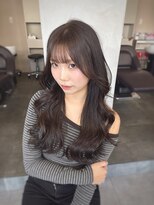 ジエクト カナウ(The Ect canow)&nbsp;ココアブラウン／韓国巻き／顔周りカット／小顔ヘア／垢抜け