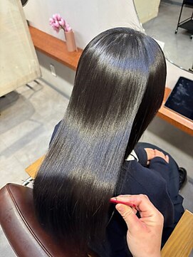 ナンバーセカンド(Number 2nd) 【さえ】朝のお手入れが楽に!美髪縮毛矯正!