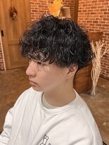 ヴィップルーム(viproom)&nbsp;メンズツーブロックメンズパーマ爽やかメンズショートパーマ