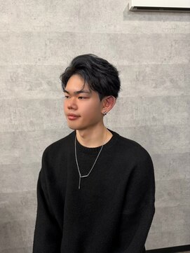 メンズカット バイ ソイクフ(メンズカット by SOY-KUFU) 20代30代40代◎刈り上げセンターパートニュアンスパーマ