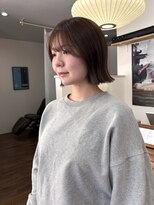 ムク(Muku)&nbsp;柔らかベージュの外ハネボブ