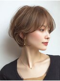 白髪ぼかし似合わせ大人ショート30代40代50代60代◎