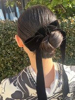 カインド 南青山(hair&make up KIND)&nbsp;タイトリボンアップ