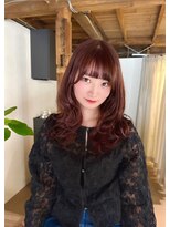 ティーヘア トナリ(t.hair tonari)&nbsp;大人可愛いレイヤーカット/似合わせバング/透明感ヘアカラー