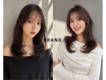 ブランド(BRAND.)の写真/盛れる顔周り×骨格補正カットで"過去最高に"顔周りレイヤーカット◎想像以上の似合わせを実現＊【千葉駅】