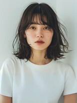 カノエ(canoe)&nbsp;オリーブベージュカラー顔周りレイヤー【西新大濠荒戸】
