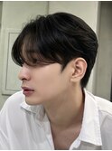 men's/メンズ/ダウンパーマ/黒染め/韓国/ブルーブラック/池袋