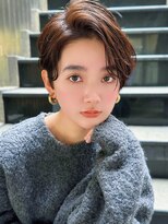 リークフー(Ree cu fuu) 春夏カラーニュアンスパーマメンズライクショートで大人っぽく