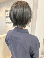 キャアリー(Caary) 福山市美容室Caaryレイヤーボブ透明感ミントグレージュカラー