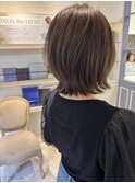 くびれレイヤーボブしみないカラーと乾かすのが楽な髪型赤羽