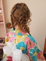 美容室イーナ(e na)&nbsp;可愛く浴衣で♪