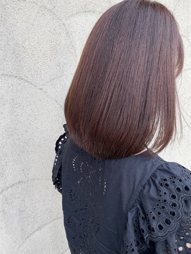 リベラル(liberal) 大人かわいいツヤツヤピンク　hair 江嶋[うる艶髪/暖色系カラー]