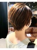 #小顔#オリーブカラー