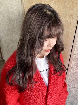 フロップニク(FLOPNIK) 透明感ブラウン×ボルドーインナー