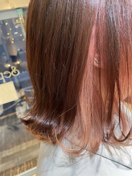 セピアージュ セプト(hair beauty clinic salon Sepiage sept) インナーピンク/