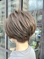 プラスティック プラスヘアーサロン(PLUSTIC +hair salon) 脱白髪染め　カーキアッシュ