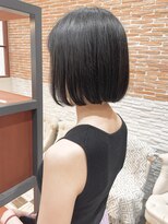 ネオリーブギンザ 銀座店(Neolive GINZA)&nbsp;ホワイト系インナーカラー×ボブヘア×黒髪