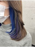 イヤリングカラー 顔周りレイヤーカット 20代30代