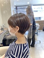 アッシュ 大泉学園店(Ash) 髪質改善縮毛矯正×ショートボブ【Ash大泉学園 横山】